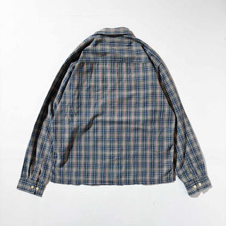 00's TOMMY JEANS ボックスカット コットン チェック L/S シャツ
