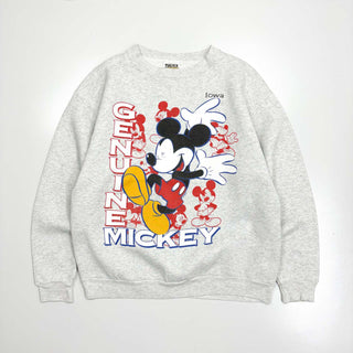 00's TULTEX "GENUINE MICKEY" プリント スウェットシャツ
