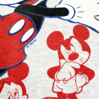 00's TULTEX "GENUINE MICKEY" プリント スウェットシャツ