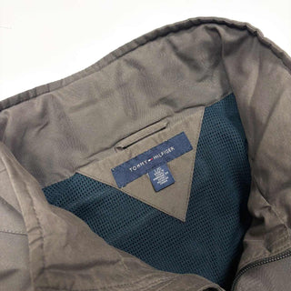 00's Tommy Hilfiger ピーチスキン ワンポイント ブルゾン