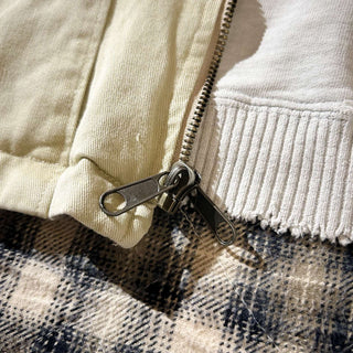 00's UNIONBAY チェック×チノ リバーシブル コットン フーディー ベスト