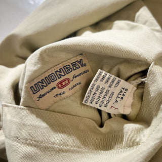00's UNIONBAY チェック×チノ リバーシブル コットン フーディー ベスト