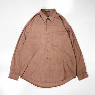 00's VAN HEUSEN コットン チェック L/S シャツ