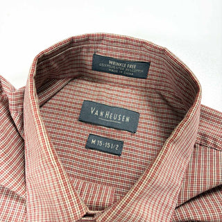 00's VAN HEUSEN コットン チェック L/S シャツ