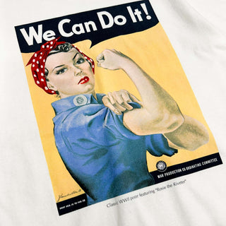 00's "WE CAN DO IT!!" グラフィック プリントTシャツ
