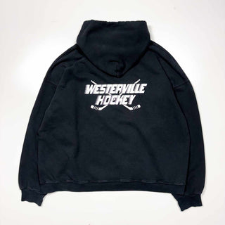 ～00's "WESTER VILLE HOCKEY" 両面プリント スウェット パーカ
