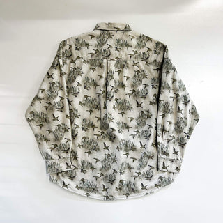 00's WOOLRICH 総柄 ボタンダウン L/Sシャツ
