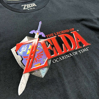 ZELDA 時のオカリナ アニメ プリントTシャツ