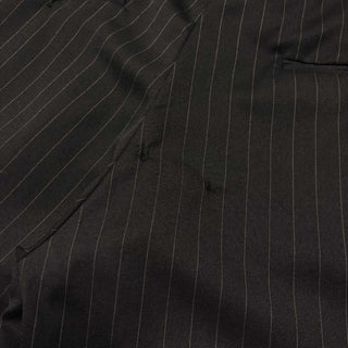 00's～ CHAPS 2タック ストライプ ウールスラックス