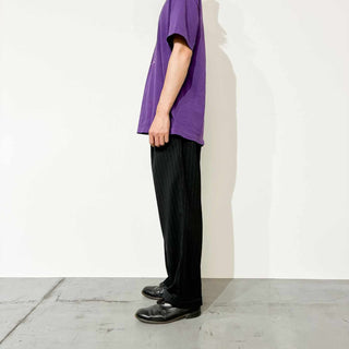 00's～ CHAPS 2タック ストライプ ウールスラックス