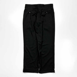 00's～ CHAPS 2タック ストライプ ウールスラックス