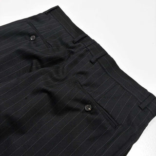00's～ CHAPS 2タック ストライプ ウールスラックス