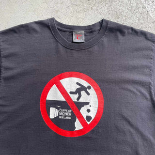 00's〜 "CLIFFS OF MOHER IRELAND" プリントTシャツ
