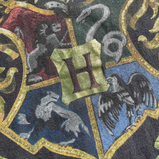 00's〜 HarryPotter "ホグワーツ魔法魔術学校" 紋章 プリント Tシャツ