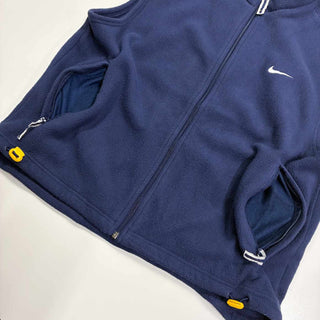 00's～ NIKE ドローコード ワンポイント フリース ベスト
