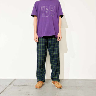 00's～ POLO RALPH LAUREN ワンポイント ドローコード チェック パジャマ パンツ
