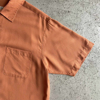 00's〜 PRONTO UOMO 織柄 モダール S/S シャツ