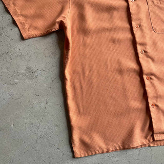 00's〜 PRONTO UOMO 織柄 モダール S/S シャツ