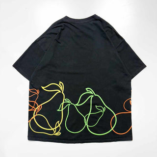 00's 巻きプリント アート Tシャツ