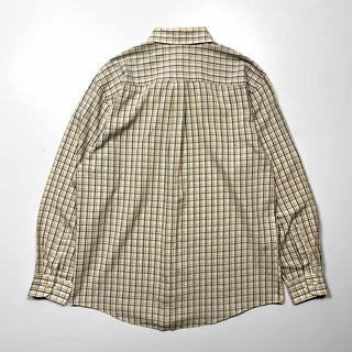 00's〜 Van Heusen ボタンダウン チェック L/Sシャツ