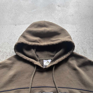 00's adidas 刺繍 スウェット パーカー "フェードボロ"