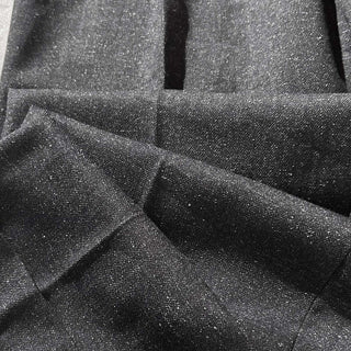 ～00's ポリエステル×レーヨン ゴマ塩 ヘリンボーン 2タック スラックス