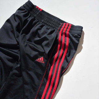 00's adidas トラック パンツ(ブラック×レッド)