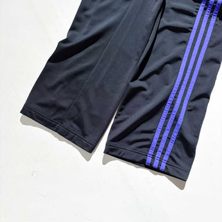 00's adidas トラック パンツ(ブラック×パープル)