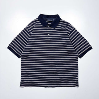 00's basic EDITION ボーダー s/s ポロシャツ