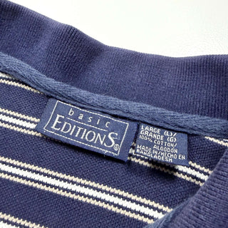 00's basic EDITION ボーダー s/s ポロシャツ