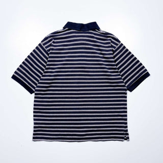 00's basic EDITION ボーダー s/s ポロシャツ