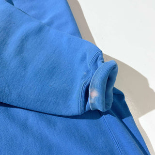 00's champion "premium reverse weave" 3連 カレッジプリント スウェットシャツ(コバルトブルー)