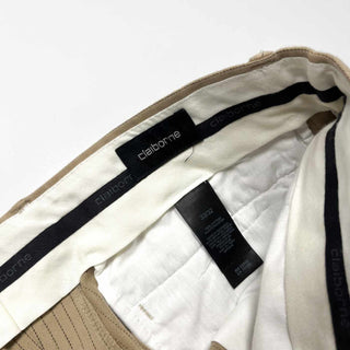 00's claiborne ストライプ コットン ワイド スラックス