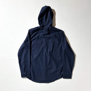 00's "dead stock" 無地 フーデッド シャモア L/Sシャツ