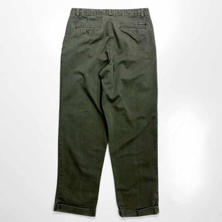 00's eddie bauer 2タック チノパンツ(オリーブ)