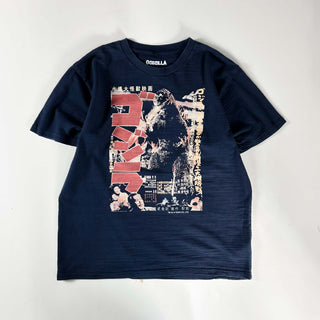 00's godzilla "初代ゴジラ" ポスター ムービー プリント Tシャツ