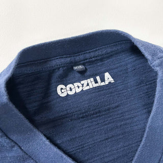 00's godzilla "初代ゴジラ" ポスター ムービー プリント Tシャツ