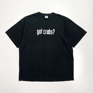 00's "got crabs?" センターロゴ プリントTシャツ