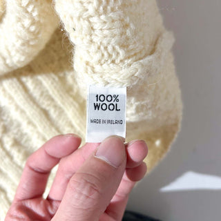 00's "made in IRELAND" john molloy アラン ニット ベスト