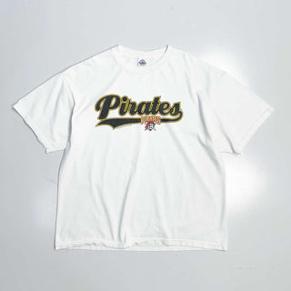 00's "made in USA" DELTA pirates チームプリント Tシャツ