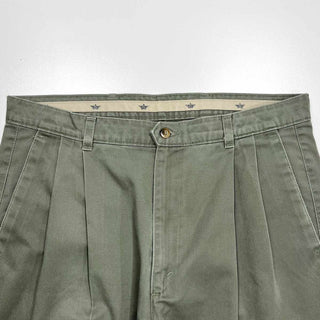 00's "made in USA" dockers 2タック チノパンツ(カーキ)