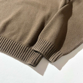 00's st.johns bay ドリフターニット セーター(ブラウン)