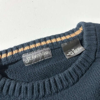 00's st.johns bay ドリフターニット セーター(ブラック)