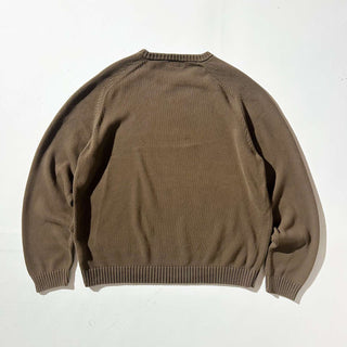 00's st.johns bay ドリフターニット セーター(ブラウン)
