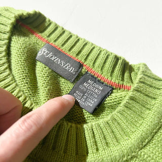 00's st.johns bay ドリフターニット セーター(ピスタチオ)