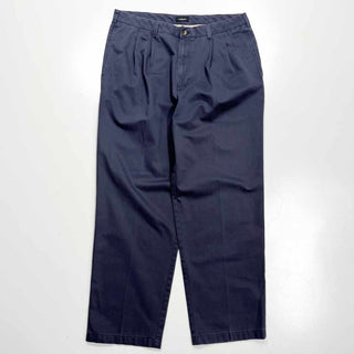00's van heusen 2タック チノパンツ(ネイビー)
