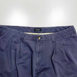 00's van heusen 2タック チノパンツ(ネイビー)