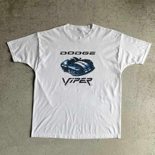 00's "Dodge Viper" 両面プリント Tシャツ