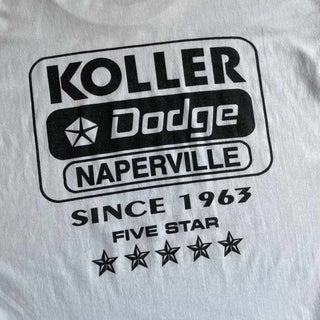 00's "Dodge Viper" 両面プリント Tシャツ
