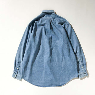90's～ Ralph Lauren "BLAIRE" デニム ボタンダウン L/Sシャツ